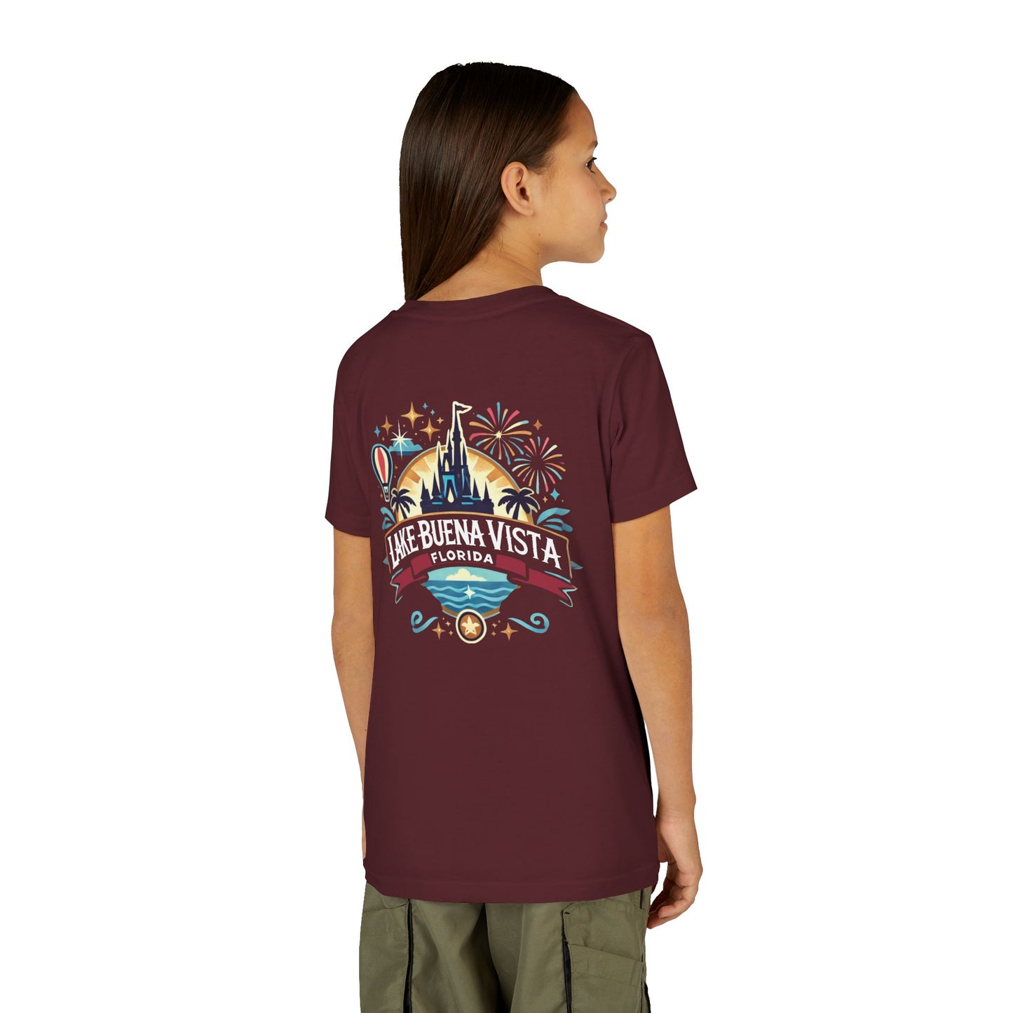 Adventurous Lake Buena Vista Unisex Youth Short Sleeve Tee