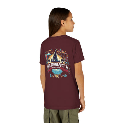 Adventurous Lake Buena Vista Unisex Youth Short Sleeve Tee