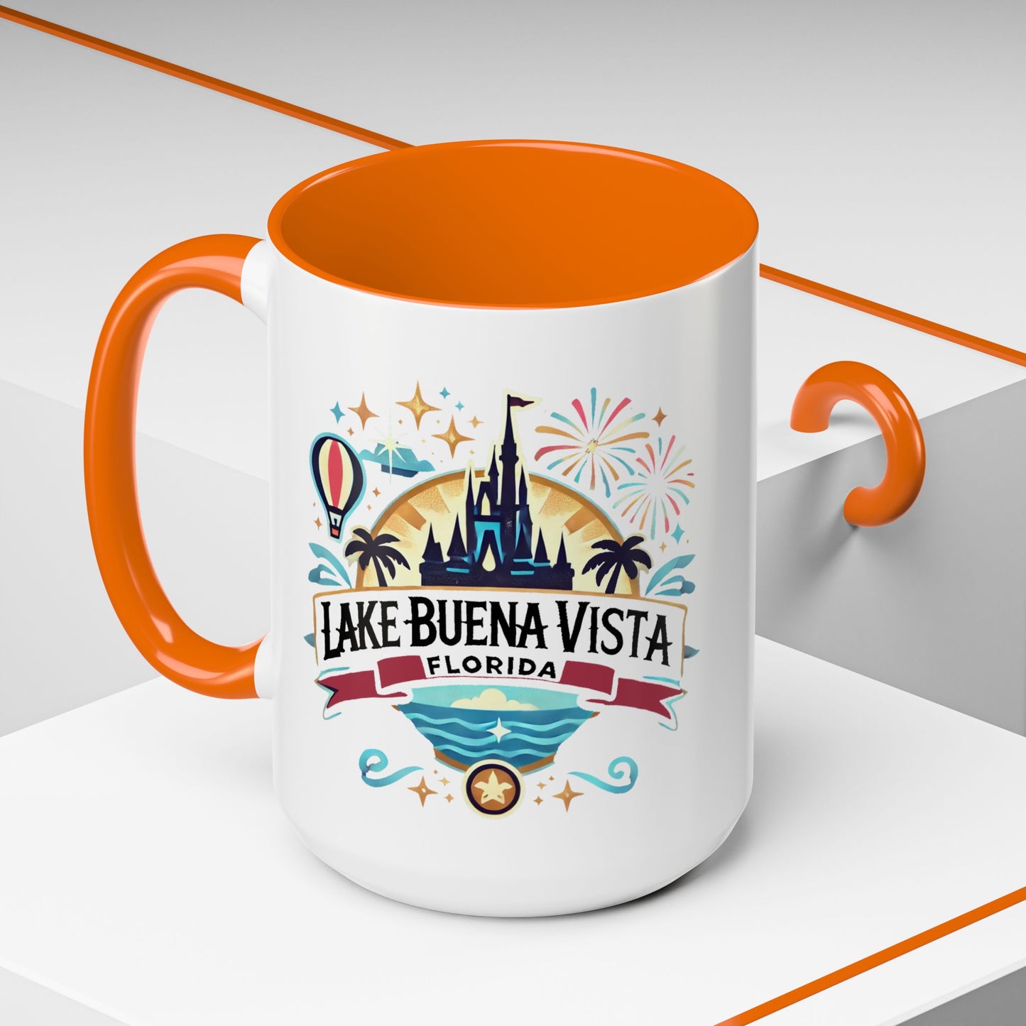 Adventurous Lake Buena Vista Accent Coffee Mug