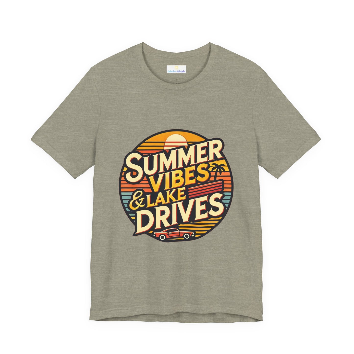 Summer Vibes & Lake Drives Short Sleeve Tee