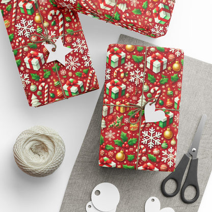 Candy Canes Christmas Wrapping Paper