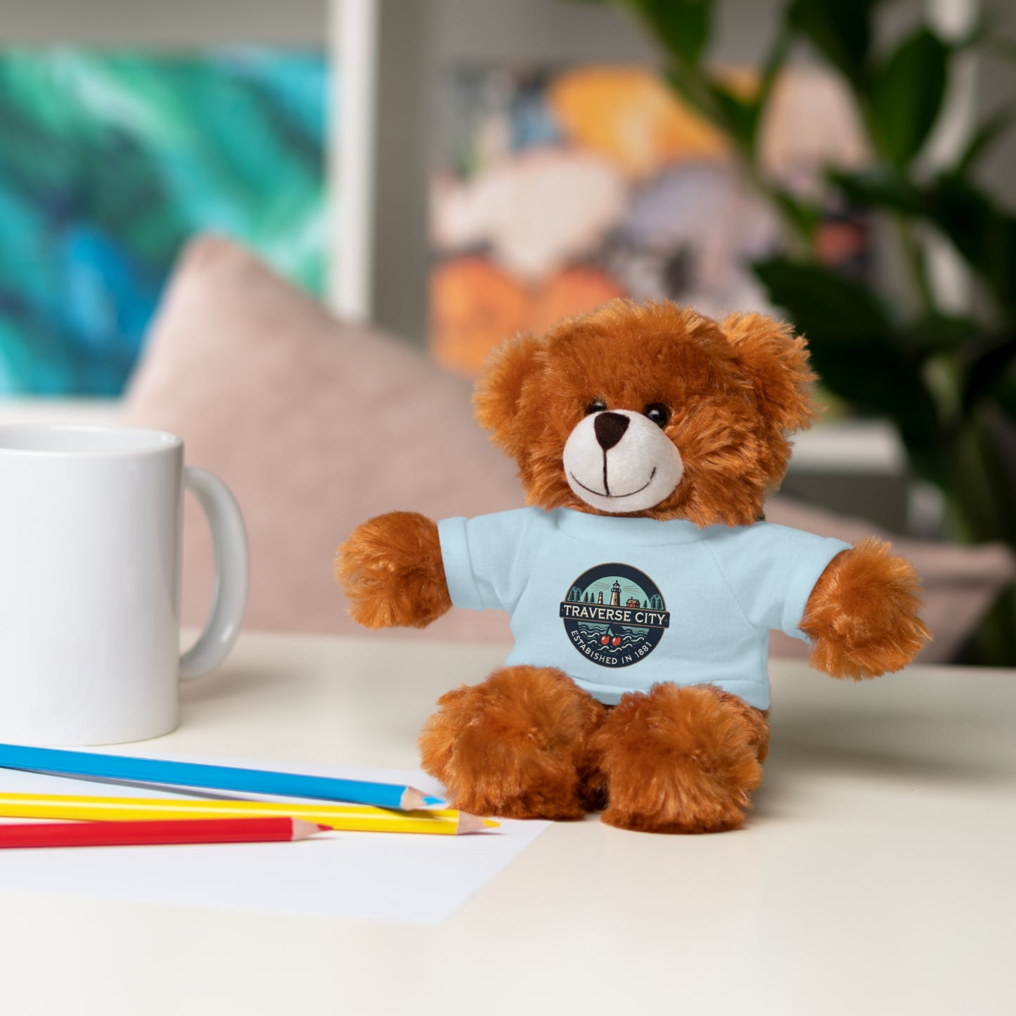 Vintage Traverse City Stuffed Animals with Tee