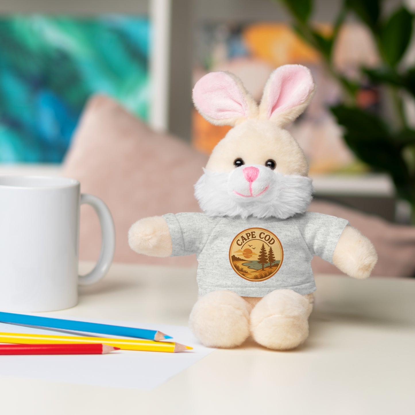 Rustic Cape Cod Stuffed Animals with Tee