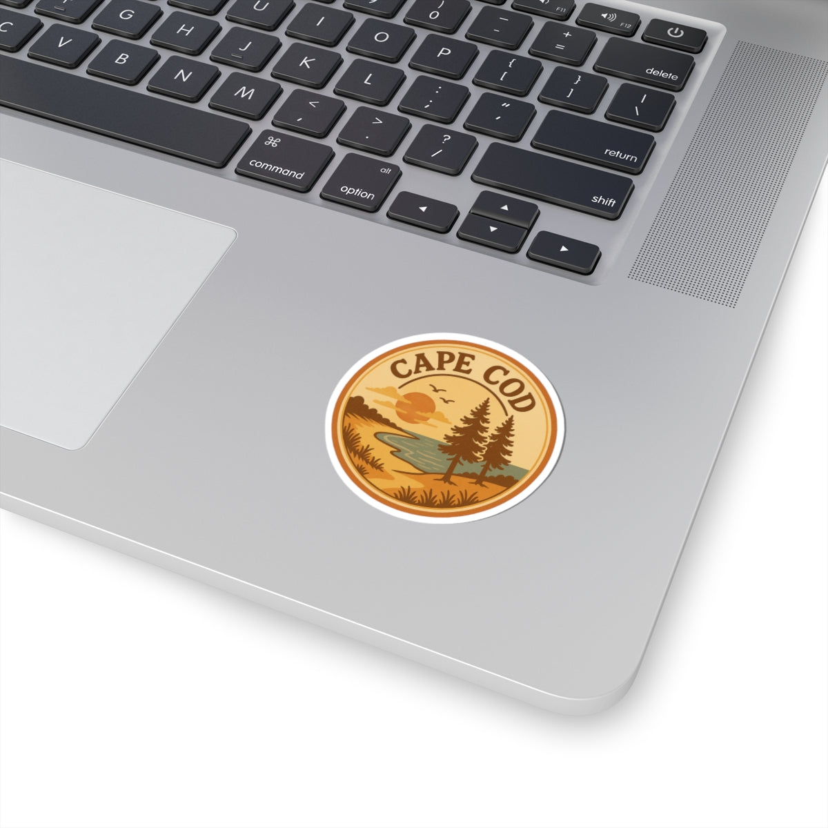 Rustic Cape Cod Kiss-Cut Sticker