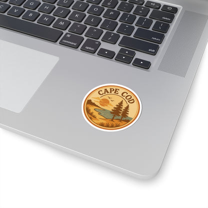 Rustic Cape Cod Kiss-Cut Sticker