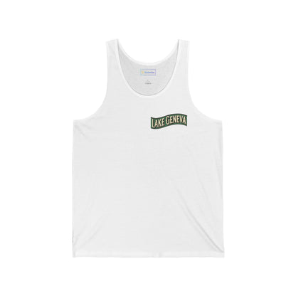 Retro Lake Geneva Unisex Jersey Tank