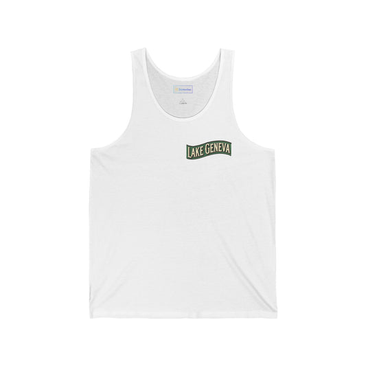 Retro Lake Geneva Unisex Jersey Tank