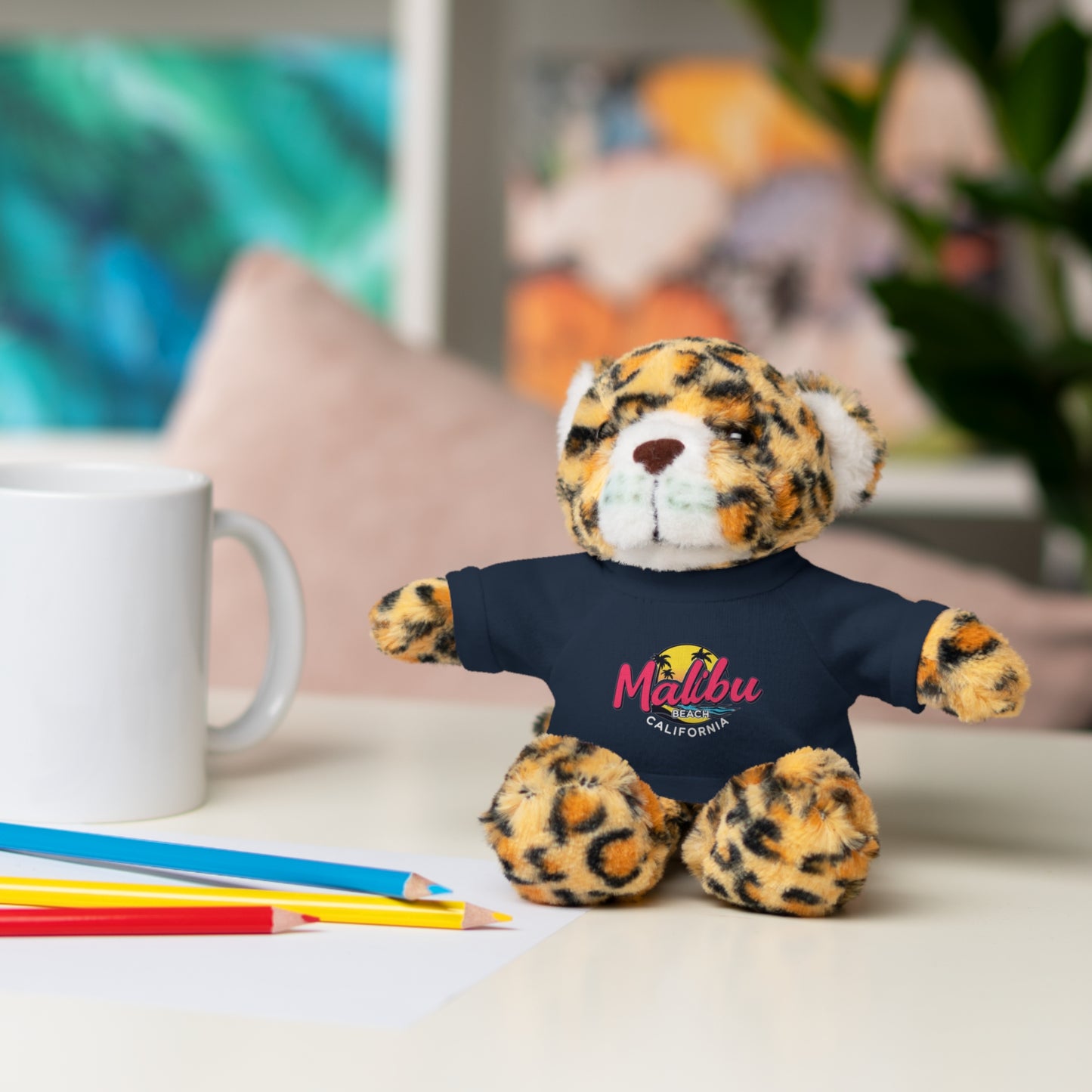 Retro Malibu Stuffed Animals with Tee