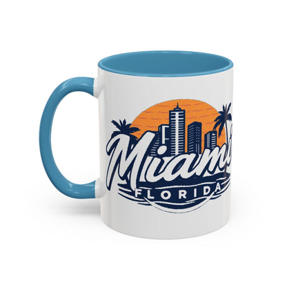 Retro Miami Accent Coffee Mug