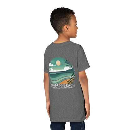 Coastal Vibes Condado Beach Unisex Youth Short Sleeve Tee