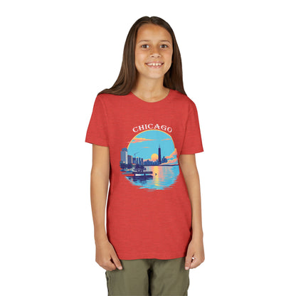 Retro Chicago Unisex Youth Short Sleeve Tee