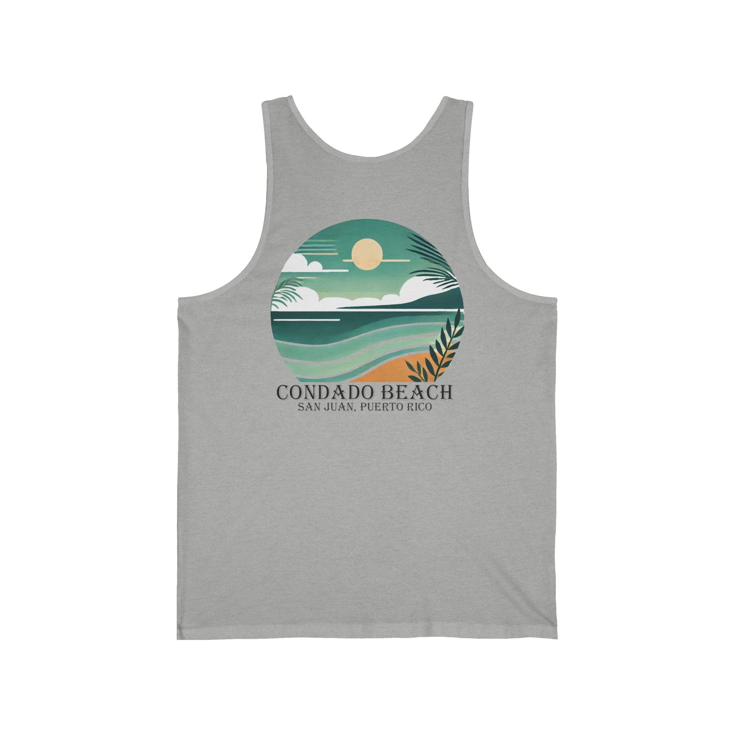 Coastal Vibes Condado Beach Unisex Jersey Tank