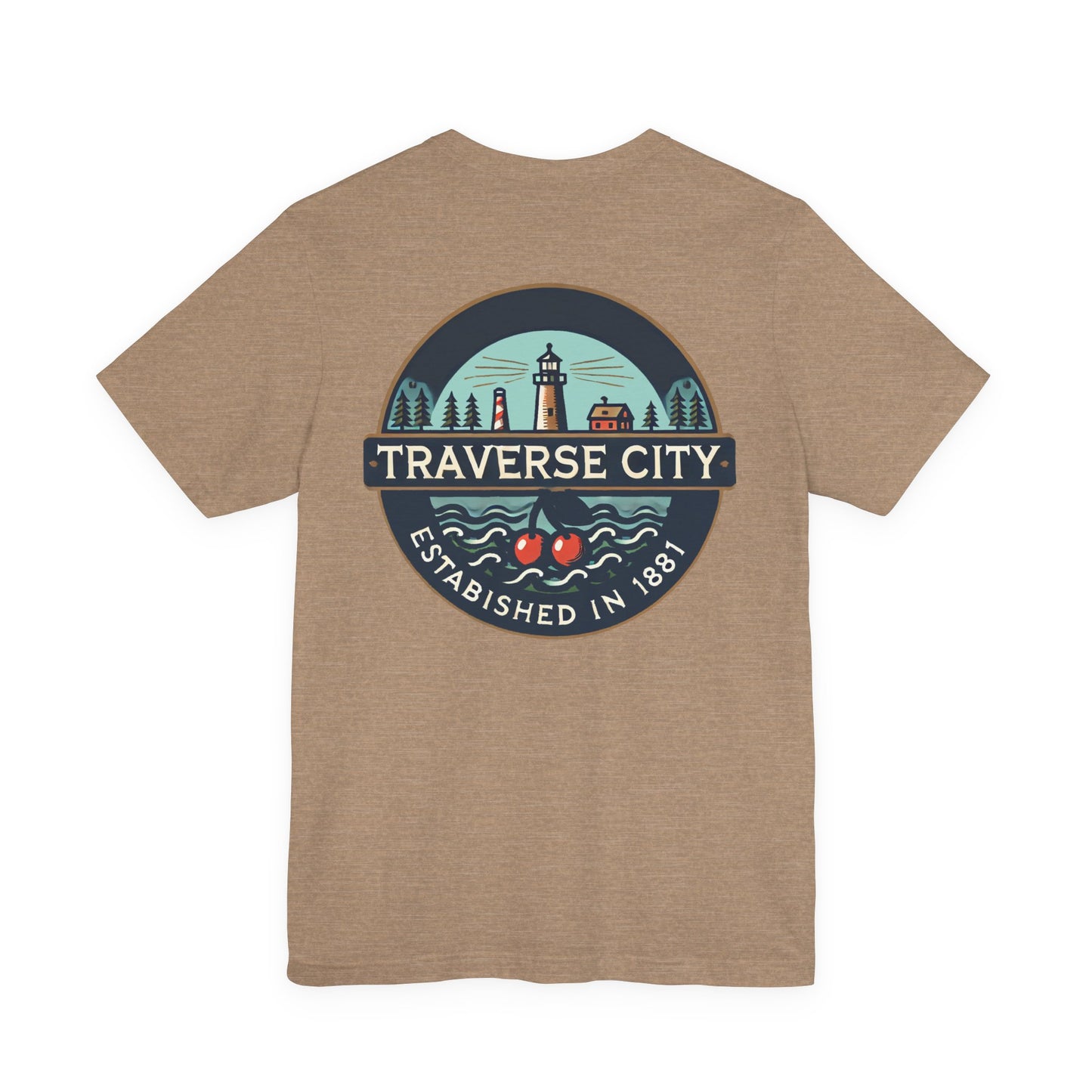 Vintage Traverse City Unisex Jersey Short Sleeve Tee