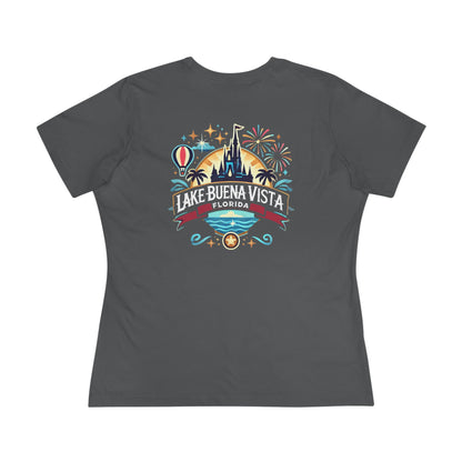 Adventurous Lake Buena Vista Women's Cotton Tee