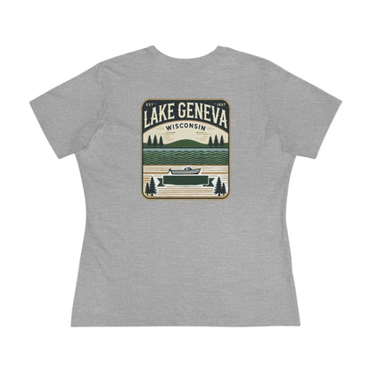 Vintage Lake Geneva Women's Cotton Tee