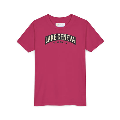 Vintage Lake Geneva Unisex Youth Short Sleeve Tee