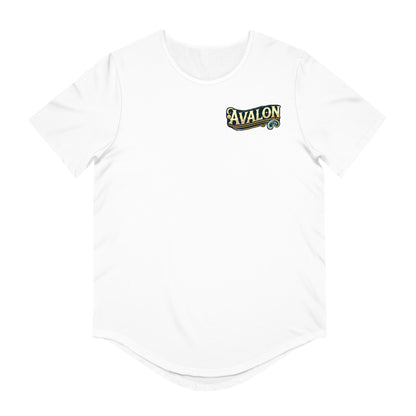 Elegant Avalon Men's Jersey Curved Hem Tee