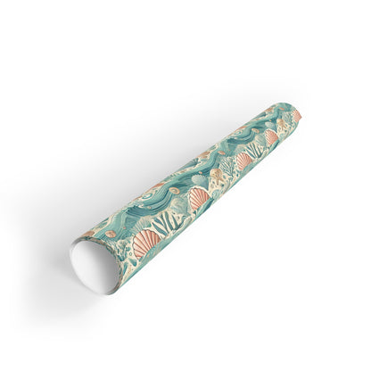 Ocean Seashell Wrapping Paper