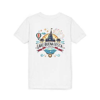 Adventurous Lake Buena Vista Unisex Youth Short Sleeve Tee