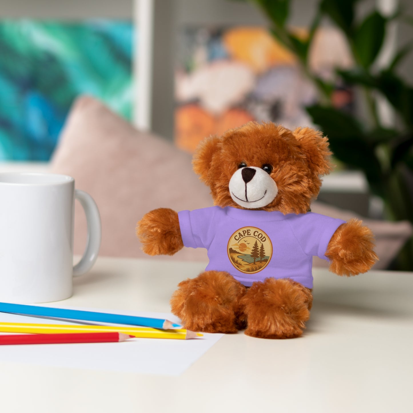 Rustic Cape Cod Stuffed Animals with Tee