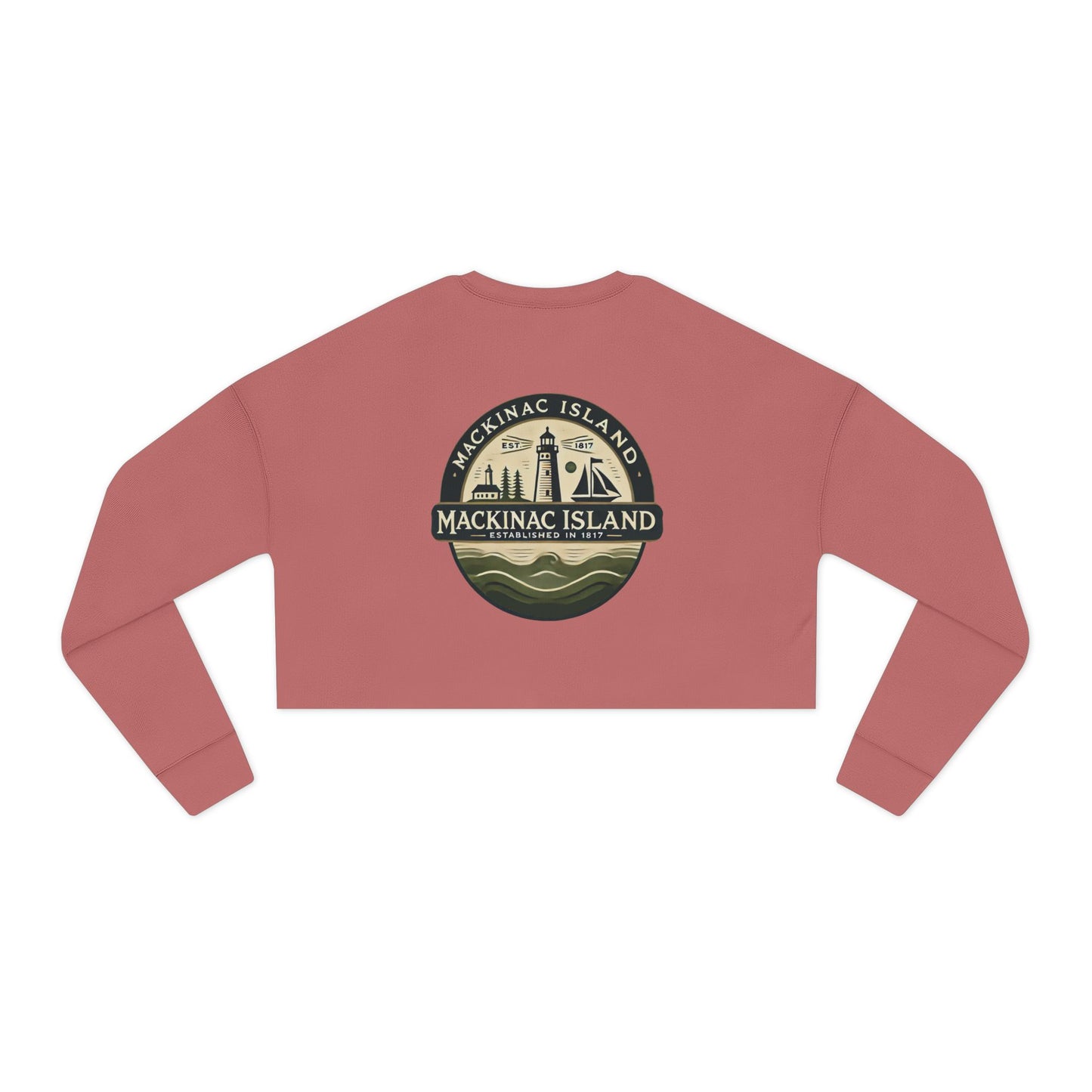 Vintage Mackinac Island Women's Cropped Sweatshirt