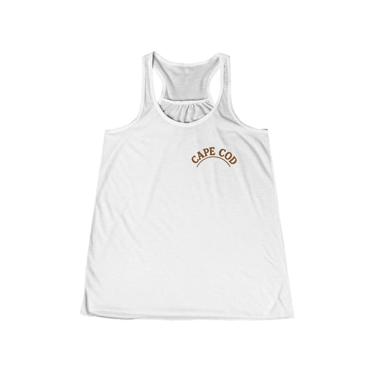 Rustic Cape Cod Women's Flowy Racerback Tank