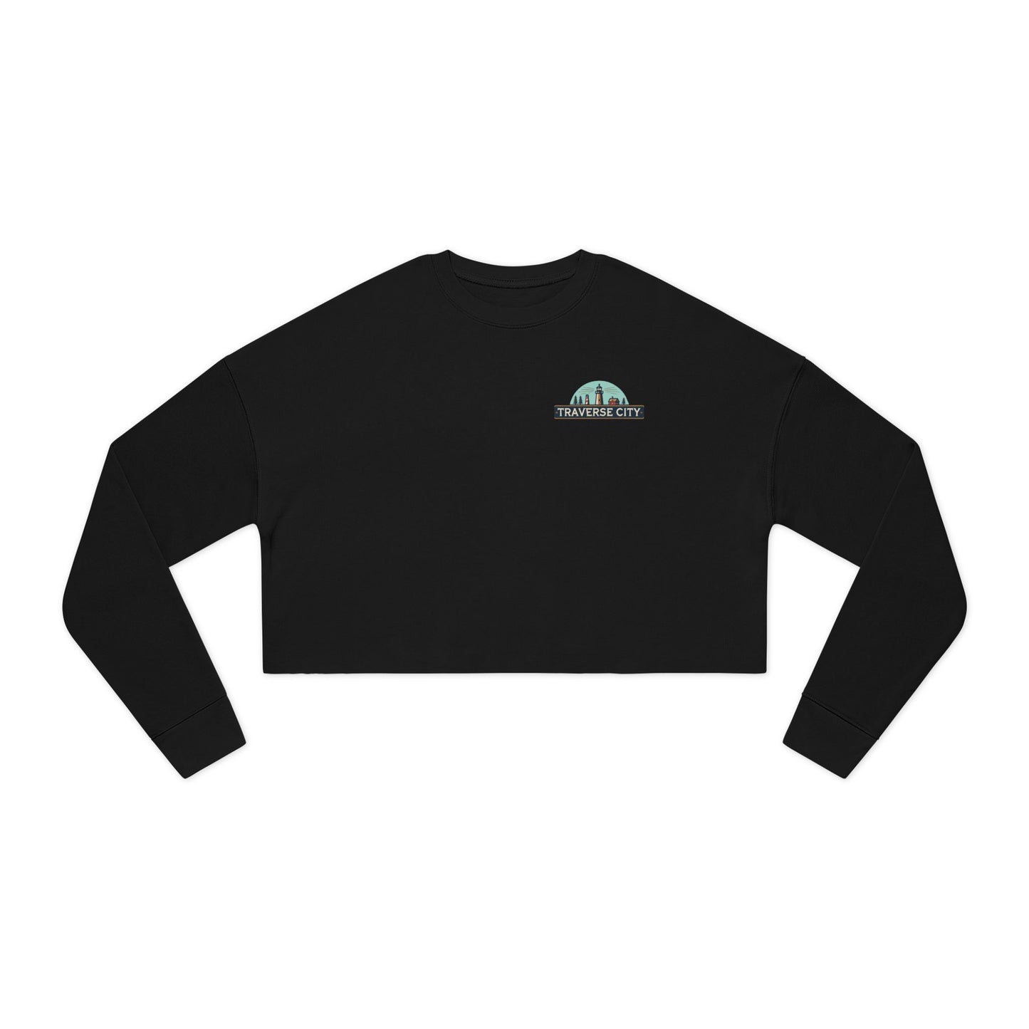 Vintage Traverse City Women's Cropped Sweatshirt