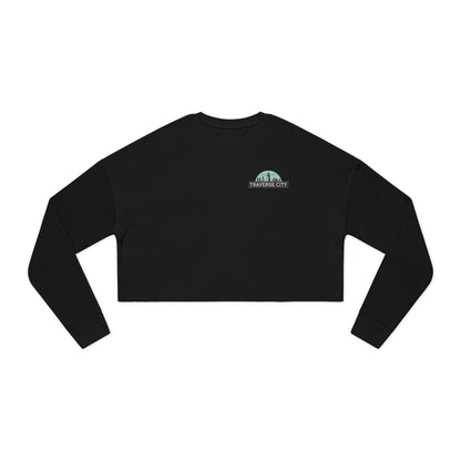 Vintage Traverse City Women's Cropped Sweatshirt