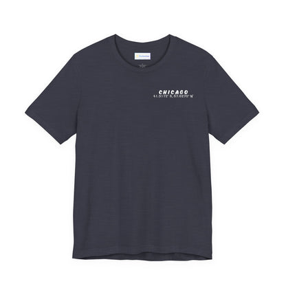 Latitudes Chicago Skyline Unisex Jersey Short Sleeve Tee