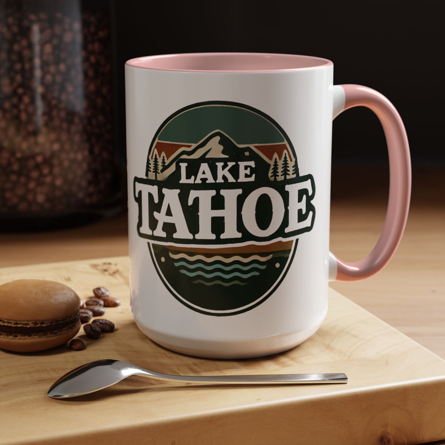 Vintage Lake Tahoe Accent Coffee Mug