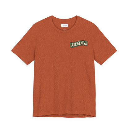 Retro Lake Geneva Unisex Jersey Short Sleeve Tee
