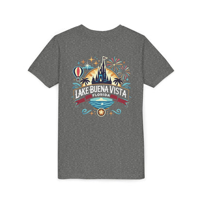 Adventurous Lake Buena Vista Unisex Youth Short Sleeve Tee