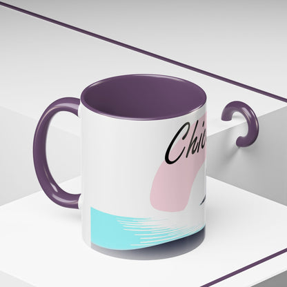 Elegant Chicago Skyline Accent Coffee Mug