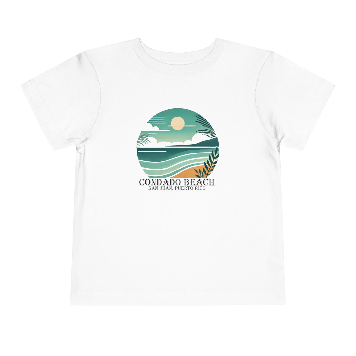 Coastal Vibes Condado Beach Unisex Toddler Short Sleeve Tee