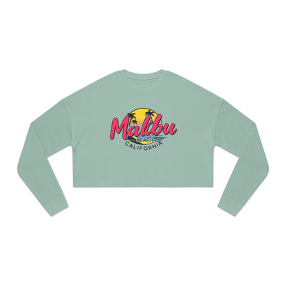 Retro Malibu Women's Cropped Sweatshirt