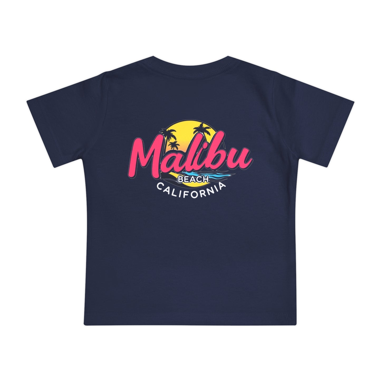 Retro Malibu Unisex Baby Short Sleeve T-Shirt