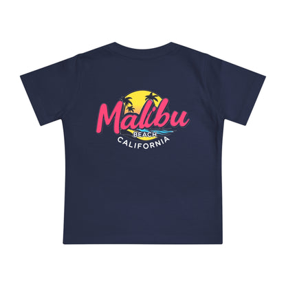 Retro Malibu Unisex Baby Short Sleeve T-Shirt