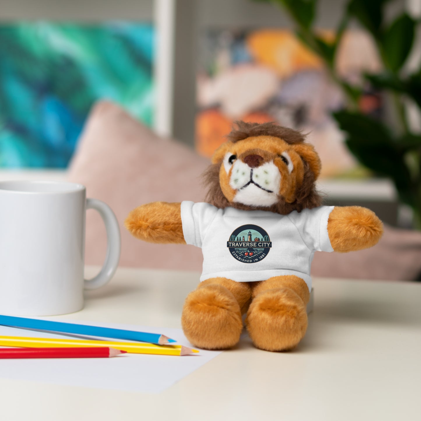 Vintage Traverse City Stuffed Animals with Tee