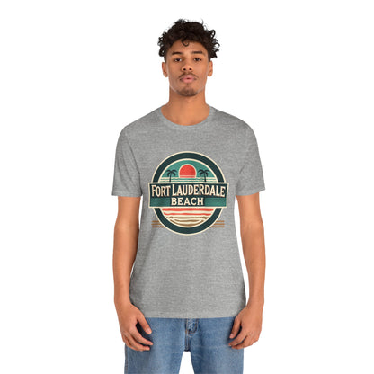 Vintage Fort Lauderdale Unisex Jersey Short Sleeve Tee
