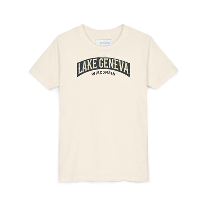Vintage Lake Geneva Unisex Youth Short Sleeve Tee