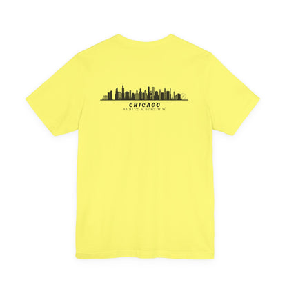 Latitudes Chicago Skyline Unisex Jersey Short Sleeve Tee