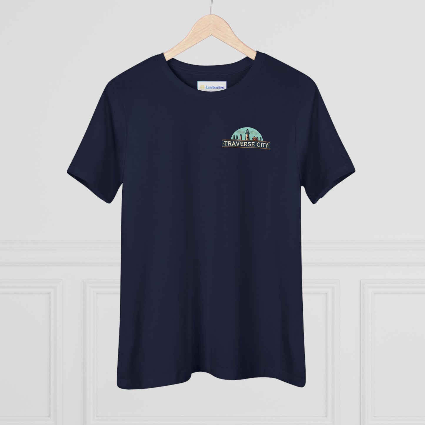 Vintage Traverse City Women's Cotton Tee