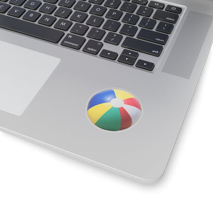 Beach Ball Kiss-Cut Sticker