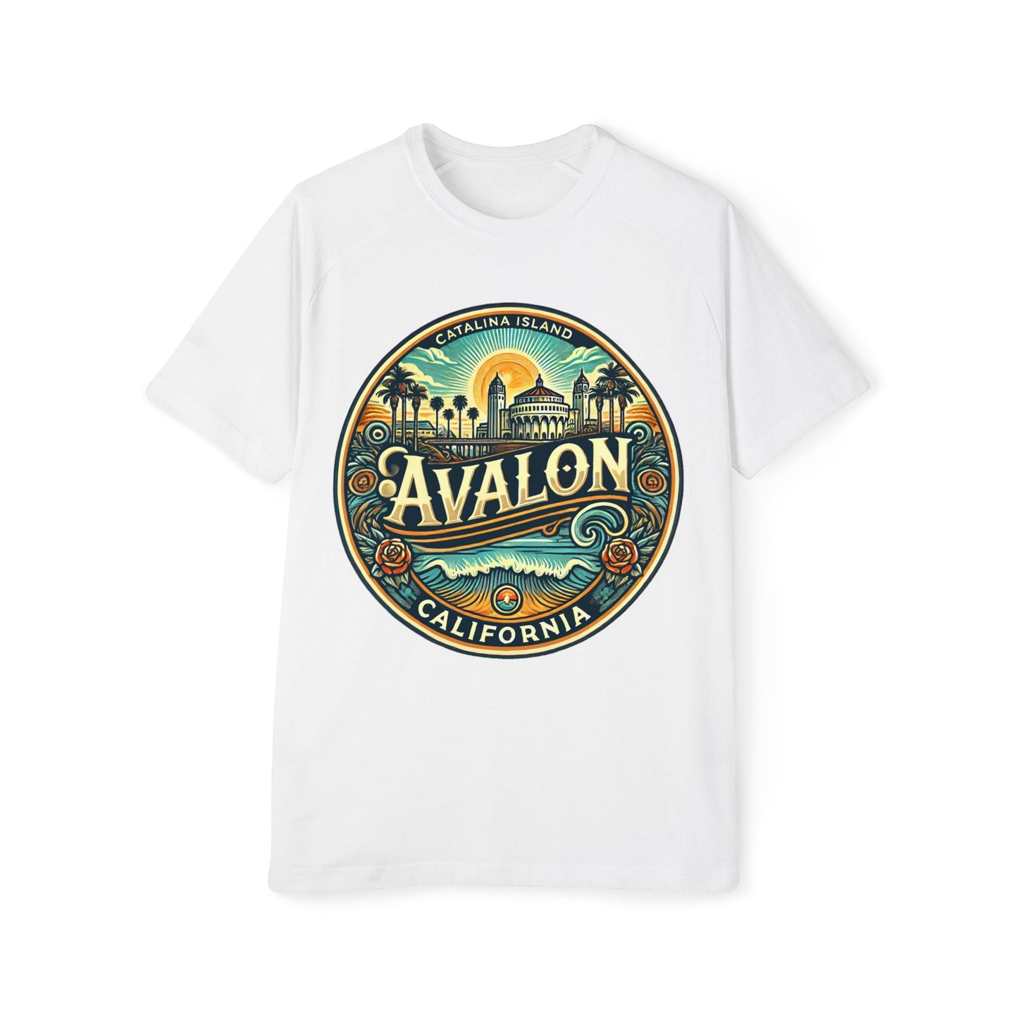 Elegant Avalon Men's Raglan T-Shirt