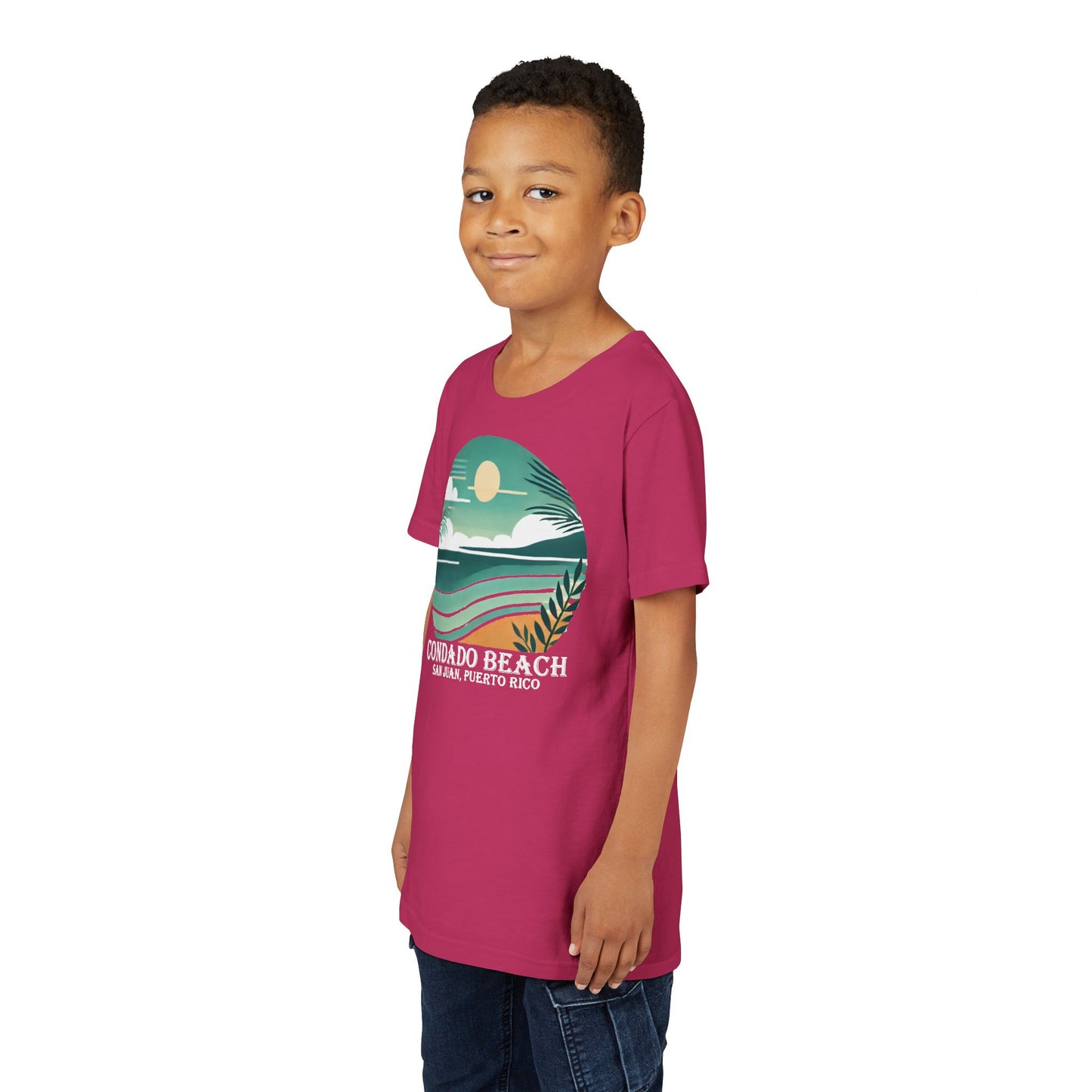 Coastal Vibes Condado Beach Unisex Youth Short Sleeve Tee