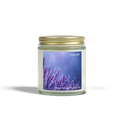 Lavender Scented Coconut Apricot Wax Candle