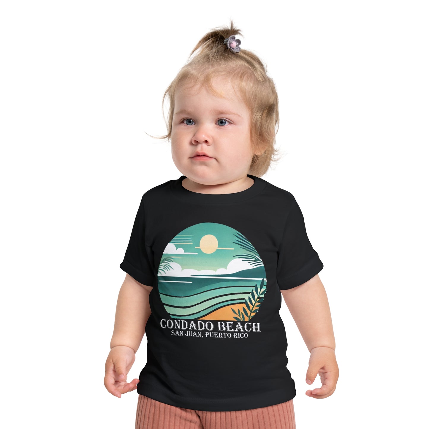 Coastal Vibes Condado Beach Unisex Baby Short Sleeve T-Shirt