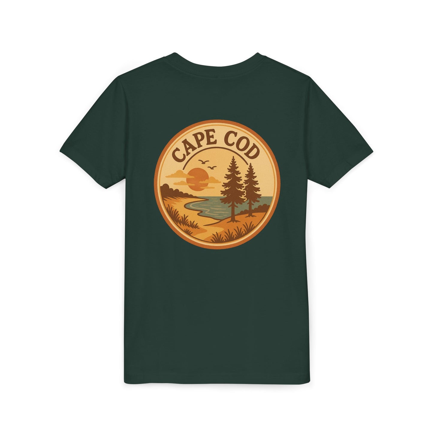 Rustic Cape Cod Unisex Youth Short Sleeve Tee