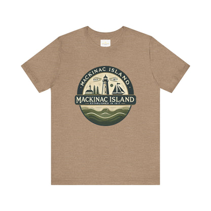Vintage Mackinac Island Unisex Jersey Short Sleeve Tee