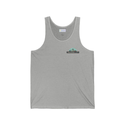 Vintage Traverse City Unisex Jersey Tank